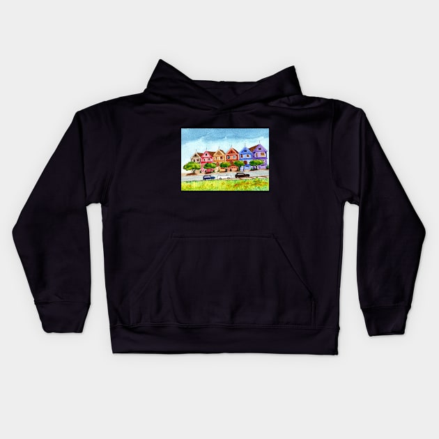 Painted Ladies Kids Hoodie by MMcBuck